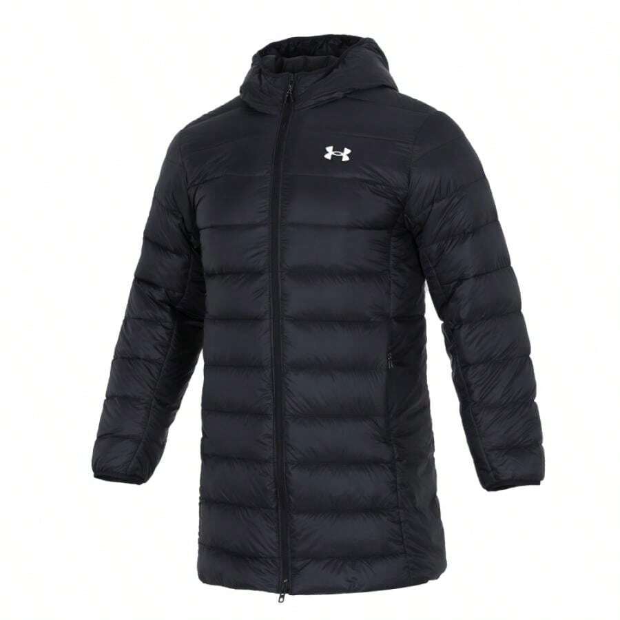 Under Armour بركا الريشة الأسطورية، جاكيت ريش يناسب الجنسين، ملابس رياضية كاجوال مريحة، 1385839-001 - الأسود - مشاهدة 1
