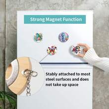 1pc Diamond Painting Art Bottle Opener Set, Turtle, Seahorse, Butterfly, Bird Patterns, Special Shaped Crystal Artificial Diamond Mosaic Craft, Suitable For Refrigerator, Fun Kitchen Dining Accessories, Household Kitchen Tools, Ideal Gift, Suitable As Wedding Guest Artistic Craft Gift, Party Souvenir - View 8