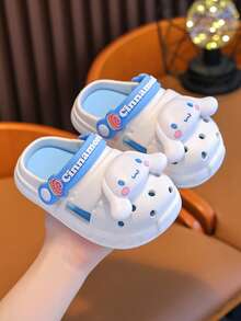 SANRIO 1 đôi dép xăng đan kín mũi mùa hè cho trẻ em, dép đi ngoài trời thoáng khí, chống trượt cho bé gái, giày đi biển cho trẻ nhỏ và trẻ mới biết đi. - Màu xanh nhạt - Xem 3