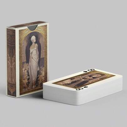 YFOPEN Egyptian Themed Playing Cards, Explore The Secrets Of Ancient Egypt, Each Illustration Unique, International Standard Size 88*63MM, Creative Cards, Party Board Games, Tabletop Games, Distinctive Illustrations, Durable Material, Category: Standard Poker Deck