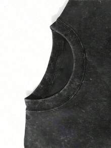 Men's Summer Outfits Streetwear Graphic Tees Vintage Funny T-Shirts Casual Summer Tops Clothes Playeras De Hombre Camisetas Para Hombre Local Style For Women & Men Washed And Used T-Shirt, Front Tito's Handmade Vodka Logo, Back With "AUSTIN TEXAS Tito's HANDMADE Vodka" Circular Text And Brand Logo, Tito's Vodka Theme - Black - View 3