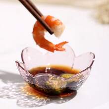 Elegant Cherry Blossom Infusion Bowl Set, Small Plastic Sauce Dish Suitable For Soy Sauce, Vinegar, Seasonings And Appetizers - Multicolor - View 6