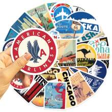 SCXXBSW 30 miếng dán phong cảnh phong cách retro, hình dán anime độc đáo, hình dán trang trí, chống thấm nước và bền. Quà tặng trang trí cổ điển, gói tiết kiệm, hình dán hoạt hình dễ thương, chống thấm nước và bền. Những hình dán trang trí này có thể được dán lên laptop, điện thoại, bình nước, đàn guitar, ván trượt, vali, v.v., giúp bạn bắt đầu hành trình sáng tạo DIY của mình. Chúng là món quà hoàn hảo cho Halloween, Giáng sinh và các ngày lễ khác. - Nhiều màu - Xem 4