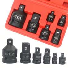 Bộ 6 chi tiết đầu nối khí nén đa năng cấp công nghiệp – Chịu tải nặng & Kết nối nhanh – Hoàn hảo cho tất cả các hệ thống dụng cụ khí nén, DIY, ô tô & sử dụng chuyên nghiệp. - Bộ chuyển đổi khí nén 6 chiếc - Xem 2