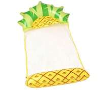 1个充气菠萝漂浮床，水果系列成人可折叠吊床漂浮垫，沙滩必备游泳游戏 - 彩色 - 查看 6