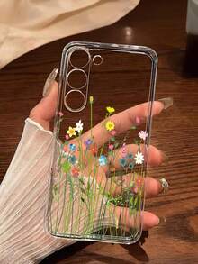 1个亮丽花卉软壳手机壳，兼容华为荣耀、Galaxy A04e/12/A13/A14/A34/A50/A52/A53/A54/S21/S22/S23/S24/S25/S25Ultra/S25FE/S26/S26 PLUS/S26 ULTRA/S26 EDGE、6A/7A/8A、12T/13T/15T/15T Pro，[国际版，非国内版] - 無色 - 查看 6