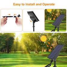 1 pieza Tira de luz de neón con energía solar y control remoto, decoración exterior para noches, decoración de fiesta - Multicolor - Ver 5