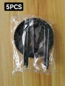 2pcs Plastic Paper Cup Holder, Black And White, Disposable Cup Organizer Rack, Bathroom Cup Holder, Countertop Coffee Cup Storage Rack, Toothbrush Cup Holder, Holds 5oz Paper Cups - Black - View 16