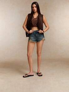 Tropiscape 黑色闪亮钻石户外女士沙滩人字拖，TPR 鞋底防滑底凉鞋 - 黑色 - 查看 5