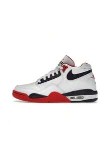Nike Flight Legacy 高帮复古篮球鞋，红白配色，男女通用 - 紅白色 - 查看 16