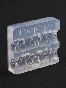 Lily Flower Embossed Nail Art Carving Mold, Lotus Petal Pattern Design, DIY Nail Removal Tool, Nail Art Supplies, Nail Tools, Nail Art Tools, Back To School Season, Nail Art, Nail Tools (Suitable For Nail Stickers) - Clear - View 6