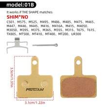 自行车碟刹片，耐磨山地车刹车片，全金属折叠电动自行车刹车片 - 彩色 - 查看 15