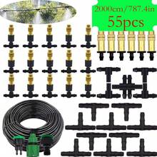 4/7mm Capillary Tube, Equipped With Brass Atomizing Nozzle, Suitable For Lawns, Potted Plants, And Greenhouses. Lawn Automatic Drip Irrigation System, Potted Greenhouse - Irrigation Kit - View 3