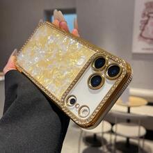 1pc Rhinestone Shell Textured Fashion Protective Phone Case Compatible With IPhone 11/11 Pro/11 Pro Max/12/12 Pro/12 Pro Max/13/13 Pro/13 Pro Max/14/14 Pro/14 Pro Max/15/15 Pro/15 Plus/15 Pro Max/16/16 Pro/16 Pro Max/17/17 Pro/17 Pro Max/17 Air - Multicolor - View 17