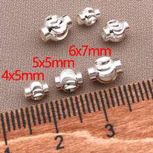 10 hạt xoắn ốc mạ đồng 18K và bạc dày, sang trọng, kích thước 4/5/6mm – Phụ kiện DIY cao cấp cho đám cưới, tiệc tùng và trang phục hàng ngày. - Nhiều màu - Xem 11