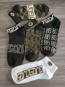 5 Pairs Men's Versatile High-Quality Korean Style Cool Low-Cut Socks - Multicolor - View 11