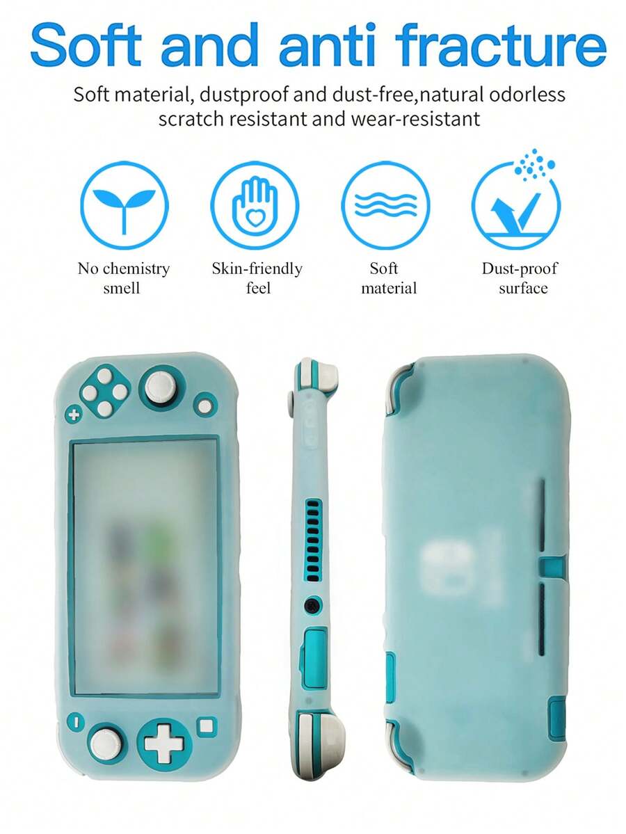 一套 Switch Lite 硅胶保护套 + 2 个硅胶摇杆帽，防尘、防刮、防汗，提升游戏体验 - 查看 1