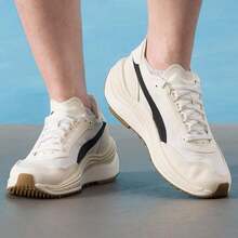 Puma Zapatillas deportivas ligeras y amortiguadoras de estilo casual Rider Elite para hombres y mujeres, 402922-06 - Azúcar de almendras blancas y negras cálidas - Ver 8