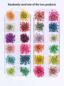 15 Colors Flower Nail Art Decoration Set, Vivid Floral Nail Jewelry Stickers, Suitable For Nail Salon DIY, Spring Nail Accessories - Multicolor - View 10