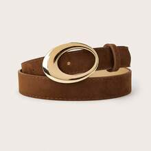 1pc Suede Waist Belt, Y2K Baddie Decor Design For Skirts, Fashionable Retro Style For Women - A - View 1