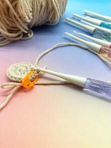 8pcs Colorful Crystal Crochet Hook Set, 2.5-6.0mm 8 Sizes, Highly Attractive Smooth Ergonomic Handle, Suitable For Crochet Dolls, Blankets, DIY Gifts, Holiday Crafts - Crystal Shank Crochet Hook - View 3