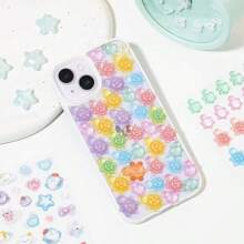 Serie de fiesta de dulces de caramelo Serie 3D Pegatinas con relieve lindo DIY Cuaderno Estuche para teléfono móvil Marco de fotos Álbum de fotos Tarjeta - color - Ver 7