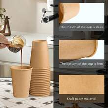 3/15/30/75个装 结实耐用纸杯，派对杯，水杯，咖啡杯，可重复使用，适用于生日派对、餐厅、婚礼等场合。 - 彩色 - 查看 4