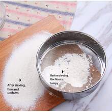 1pc 304 Stainless Steel Flour Sifter, 40/60 Mesh Fine Hole Sieve For Powdered Sugar, Matcha, Cocoa Powder, Baking Tool, Kitchen Gadget - Silver - View 8