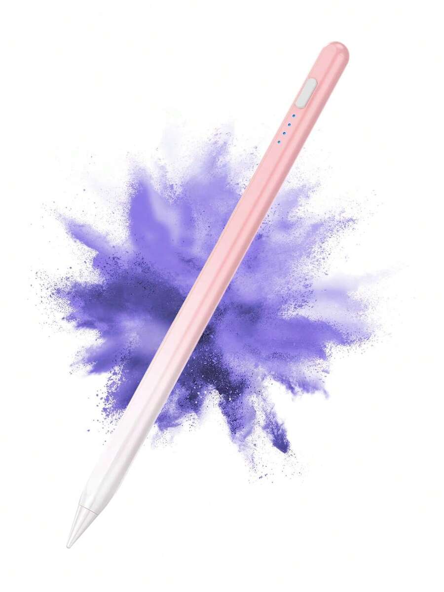 FCV 1 Bút cảm ứng điện dung hợp kim nhôm tương thích với iPad, dành cho điện thoại di động và máy tính bảng, bút cảm ứng điện dung hoạt động với sạc nhanh Type-C kèm 2 đầu bút thay thế, pin lithium 90mAh, tương thích với iPad thế hệ 11/10/9/8/7/6, iPad Pro 12.9/11/13 inch M4, Air 3/4/5/M2/M3, Mini 5/6. - Xem 1