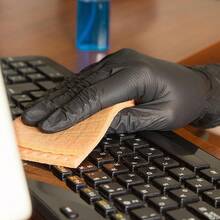 20pcs Nitrile Disposable Gloves, Durable Black Gloves, Latex-Free, Powder-Free, Textured Grip, Heavy Duty Double Layer Protection, 6 Mil Thickness - 20 Pieces (L size) - View 6