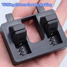 1 Professional Wire Welding Clamp With Spring Clamping Design, Portable And Easy-To-Adjust Soldering Station Wire Clamp, Wire Brazing Soldering Iron Welding Holder, A Wire Connection Welding Fixture That Enables Quick Clamping And Release. - Black - View 10