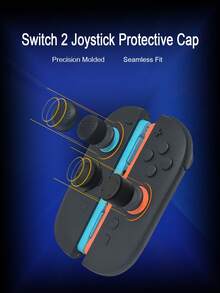 1 套 2 (2025) 游戏保护套 + 8 个摇杆帽，防滑、防汗、防刮擦，符合人体工程学设计，提升游戏体验 - 查看 6