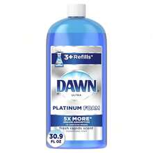 Direct Foam Dish Soap, Dishwashing Liquid, Grease Removal, Fresh Rain,Absorb More Than 5 Times The Amount Of Oil And Fat. No Need To Fill The Sink With Water - Just Place A Water Pump On A Damp Sponge And Wash The Dishes, A Pump Can Clean A Sink Filled With Plates - 寶藍色 - 查看 2
