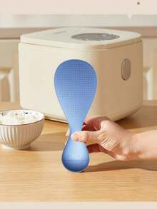1pc Non-Stick Rice Scoop, Upright Rice Shovel, Easy To Clean Cooking Tool, Non-Scratch Rice Spoon, Essential For Home Kitchen, Multi-Color Rice Serving Spoon, Kitchen Gadget, Meal Prep Tool, Tableware Accessory - View 7