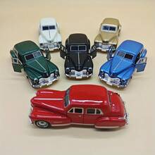 Mô hình xe hơi cổ điển bằng hợp kim tỷ lệ 1:34, mô hình xe hơi hoài cổ trang trí, thích hợp để bàn làm việc, trưng bày tại nhà và trang trí cửa sổ cửa hàng, mô hình xe cổ sưu tầm dành cho người lớn, thân xe bằng hợp kim. - Nhiều màu - Xem 5