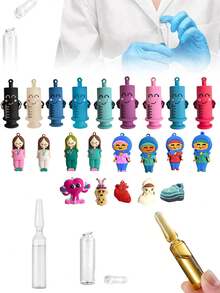 1pc Ampoule Opener Keychain, Syringe Shaped Cutter, Nurse/Doctor Ampoule Opening Assist Tool, Bottle Breaker - Can Be Used As A Keychain, Backpack Charm, Car Keychain, Bag Accessory Or Decoration. Suitable For Various Bags, Cameras, Headphones, Keychains, Handbags, Tote Bags, Crossbody Bags, Women's Shoulder Bags, As Well As Women's Wallets And Purses, Mother's Day Gift - Multicolor - View 4