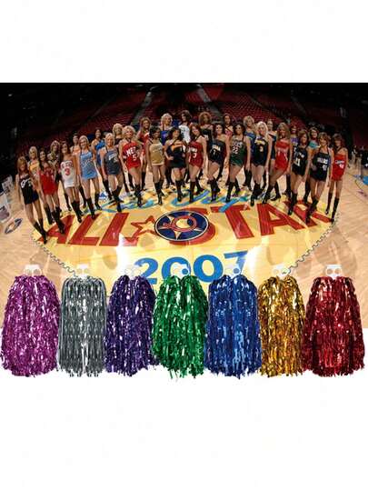 啦啦队彩球，适用于篮球、舞蹈、学校体育赛事、表演、庆祝活动、方块舞等场合。