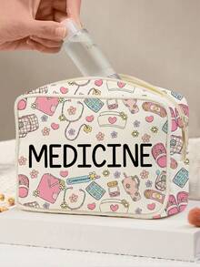 新款 Ouchie Pouch 收納袋 - 醫療袋、盥洗包、旅行必備，彩色設計適用於、化妝品和旅行用品，個人護理整理袋，便攜式醫療收納袋，可存放和醫療用品 - 彩色 - 查看 4