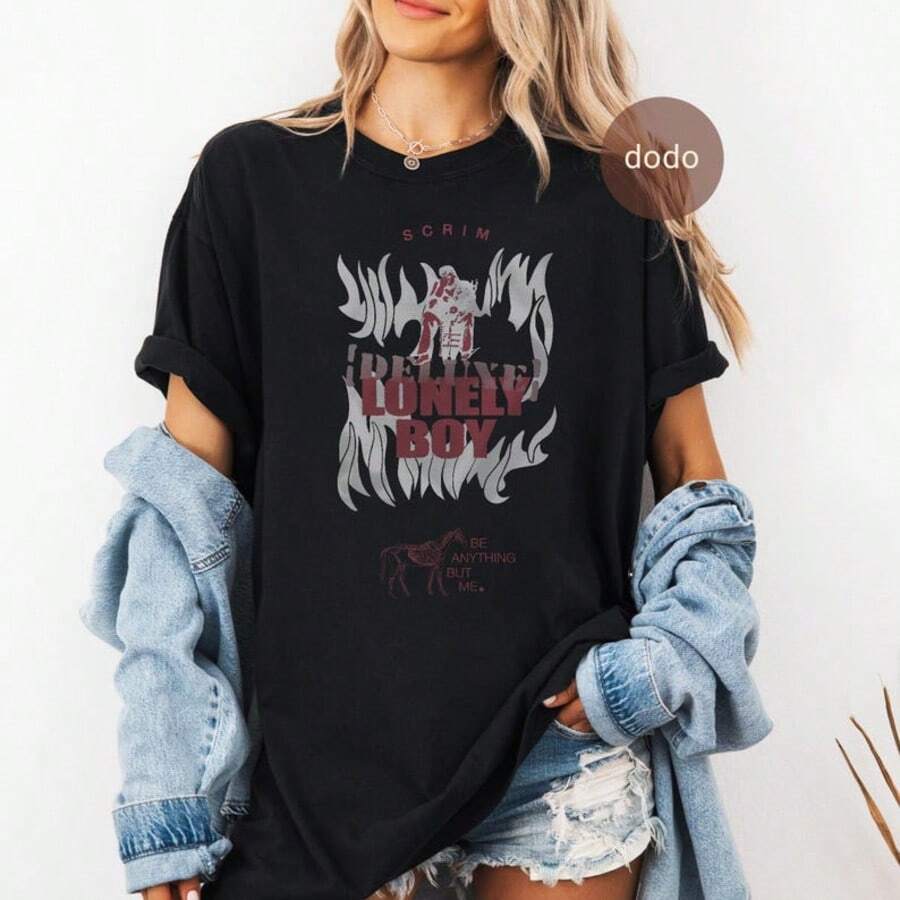 Premium S Uicideboys T-Shirt - Rap Music Shirt - Lonely Boy - Suicid Eboys Merch - Unisex Rapper Cloth - Black - View 1