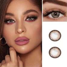 15 Color Of Colored Contact 1enses, Offering A Variety Of Color Options. Equipped With A Contact 1ens Case And Wearing Tool, Suitable For Year-Round Use, Can Be Used For Eye Makeup, Role-Playing, Holiday Event Dressing, Halloween Costume Role-Playing, Etc - 彩色 - 查看 24