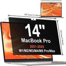 [1Pack] Magnetic Privacy Screen For Laptop - View 3