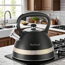 Haus Roland Hausroland 3L Stainless Steel Whistling Tea Kettle, Compatible With Gas Stove, Electric Stove And Induction Cooktop - View 11