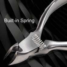 Professional Stainless Steel Large Toenail Clipper For Elderly - Silver - View 8