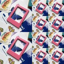 1pc/Set Magnetic Photo Frame, Reusable Magnetic Photo Wall For Instant Camera Photos, Suitable For Fridge, Office Desk, Whiteboard Decoration, Mini Desktop Photo Frame, Designed For Instant Camera Photos, Easily Display Your Precious Memories, Ins Style, Mini 3-Inch Magnetic Frame For Instant Camera Mini Photos, Fridge Magnet, Office & Kitchen Decor - Multicolor - View 16