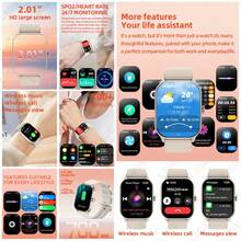 LIGE New Smart Watch With 700mAh Large Battery Capacity, GPS Tracking, Waterproof, Multiple Sports Modes, Call Reminder, Activity Tracking, Weather Forecast, Music Playback, Multi-Function Sports Smart Watch For Men And Women - View 7