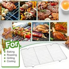 Cooling Baking Rack, Easy To Clean, Oven And Dishwasher , Ideal For Cooking, Baking And Cooling Cookies - Silver - View 7