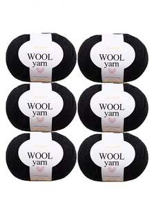 6团全新手工优雅羊毛编织线，可用于DIY围巾、帽子、毛衣、钱包、披肩、外套、毯子和其他工艺品项目 - 紗線 - 查看 12