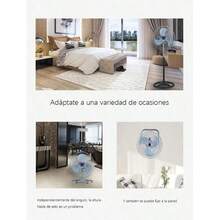 3 en 1 ventilador de suelo doméstico sacudirá la cabeza, ventilador de pie giratorio de alta velocidad, ventilador de metal de 3 páginas, puede colgar en la pared, vertical Ventilador eléctrico 3 en 1 de alta velocidad 18", mando a distancia,velocidad y dirección del viento ajustables, tres formas de uso, ventilador eléctrico silencioso. - Tipo de Enchufe A USA (110-127V) - Ver 9