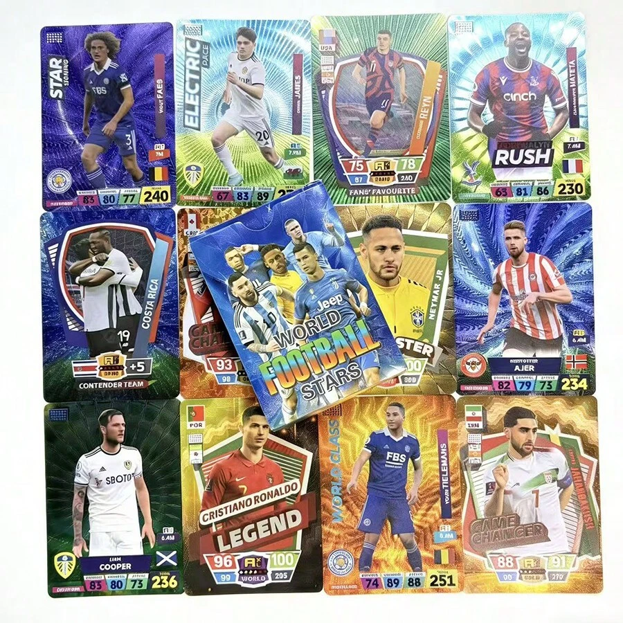 Panini Tarjetas coleccionables de jugadores de fútbol estrellas mundiales 2026, tarjetas de personajes para coleccionar, exhibir y regalar - color - Ver 1