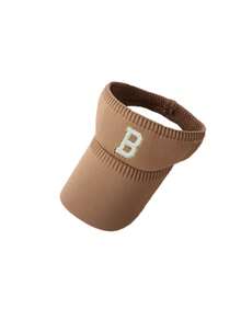 1 pièce Casquette de baseball réglable respirante avec imprimé lettres A-Z pour enfants, chapeau de soleil léger et décontracté pour filles, convient aux sports, à l'usage quotidien et aux activités extérieures - Kaki - Voir 8